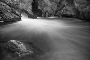 Das Ende des Wasserfalls ...