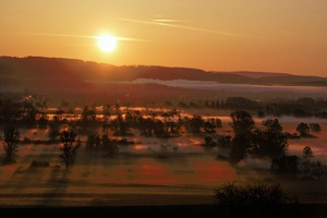 Nebelzauber nach Sonnenaufgang