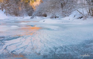 An einem eiskalten Wintertag