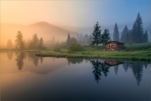 Die Hütte am See