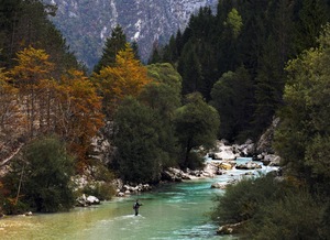 An der schönen blauen Isonzo/ Soca