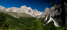 die Ostseite des Rosengartens