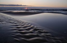 stürmischer Abend an der Ostsee