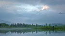 Nach dem Gewitter lichten sich die Wolken