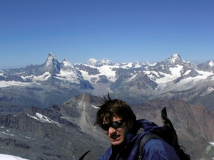 Auf dem Allalinhorn bei Saas Fee