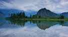 Ein Bergsee im Salzkammergut