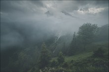 Watzmann im Nebel