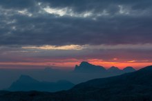 Kurz vor Sonnenaufgang