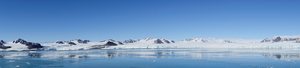 Gletscherpanorama von Spitzbergen