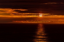 Sonnenuntergang im Nordatlantik