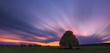 Sonnenuntergang mit Langzeit  Belichtung