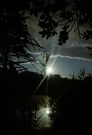 Happinger See bei Vollmond