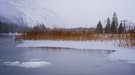 Das Salzkammergut ist eingeschneit