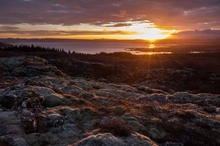 Pingvellir im Abendlicht