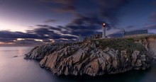 Bretagne, Januar: Phare de Saint-Mathieu