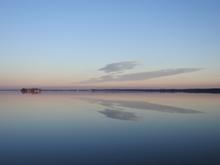 Steinhuder Meer im Februar Sonnenuntergang