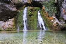 Kleiner Wasserfall am Olymp