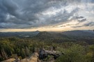 Abend auf dem Rudolfstein (Böhmische Schweiz)