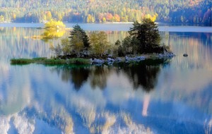 Eine der schönsten Inseln des Eibsees