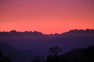Morgenrot über den Dolomiten