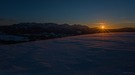 Abendstimmung im Schnee