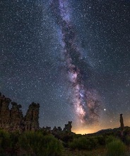 Milchstraße am Mono Lake