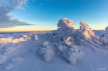 Schnee und Wind