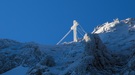Auf 1700 m ist im Salzkammergut noch immer tiefster Winter.