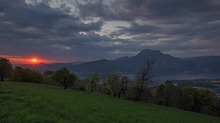 Sonnenaufgang im Salzkammergut