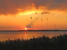 Sonnenuntergang am See