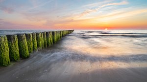 Sonnenuntergang auf dem Fischland (II)