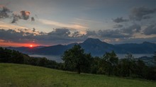 Morgenstimmung über dem Traunsee