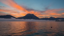 Nebeltreiben am Traunsee