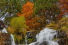 Herbstfarben am Todtnauer Wasserfall im Schwarzwald