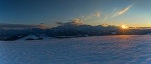 Abendstimmung im Schnee