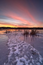 Sonnenuntergang am Jungferweiher