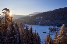 Sonnenaufgang am See