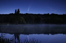 Komet Newise über dem Steinertsee