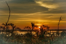 Sonnenuntergang an der Nordsee