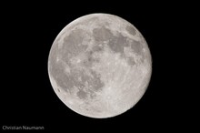 Vollmond vom letzten Donnerstag