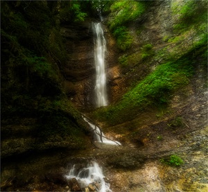 Der kleine Wasserfall von Ausserberg