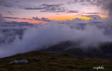 Abend in den Kitzbühler Alpen