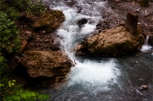 Die Bürser Schlucht IV : Durch diese Enge ...