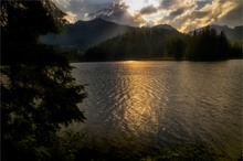 Abendstimmung am Spitzingsee