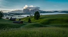 Morgenblick über die Alm