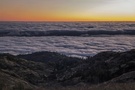 Sonnenuntergang über den Wolken...