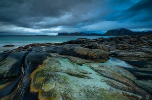 Vor dem norwegischen Pool...