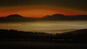 Abendlicher Blick in die Eifel