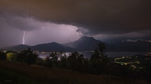 Gewitter in den Bergen - Traunsee Salzkammergut