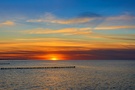 Sunset an der Ostsee